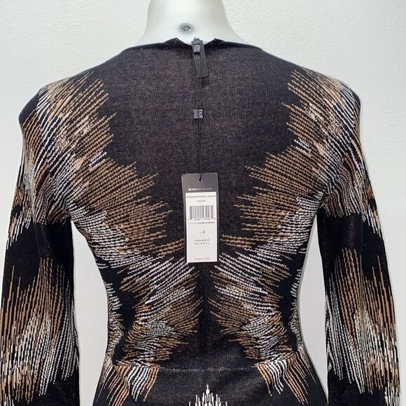 đ„BCBGMAXAZRIA CAMELCOMBO  DRESS szâSmallâNEW - Picture 4 of 8